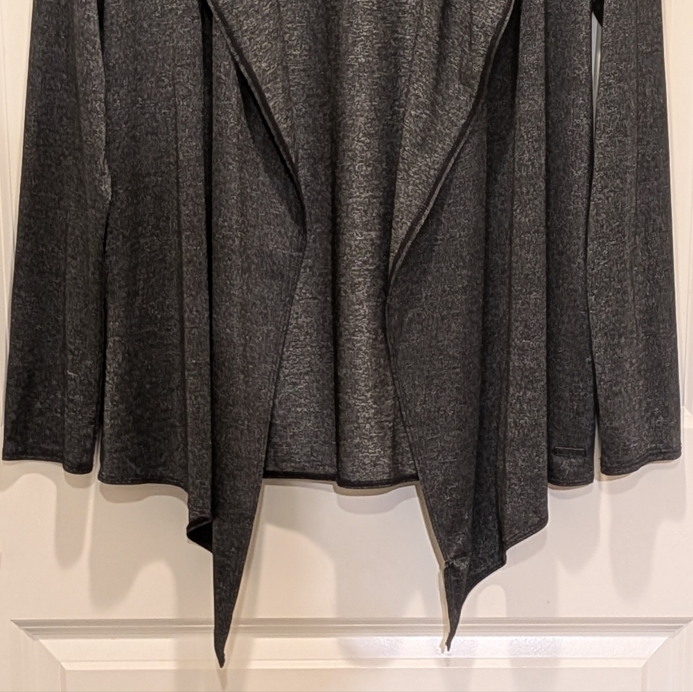 EUC Marc New York Performance S Marled Grey Stretch Fabric Yoga Sweater - Picture 3 of 6